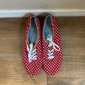 Polka dot Keds